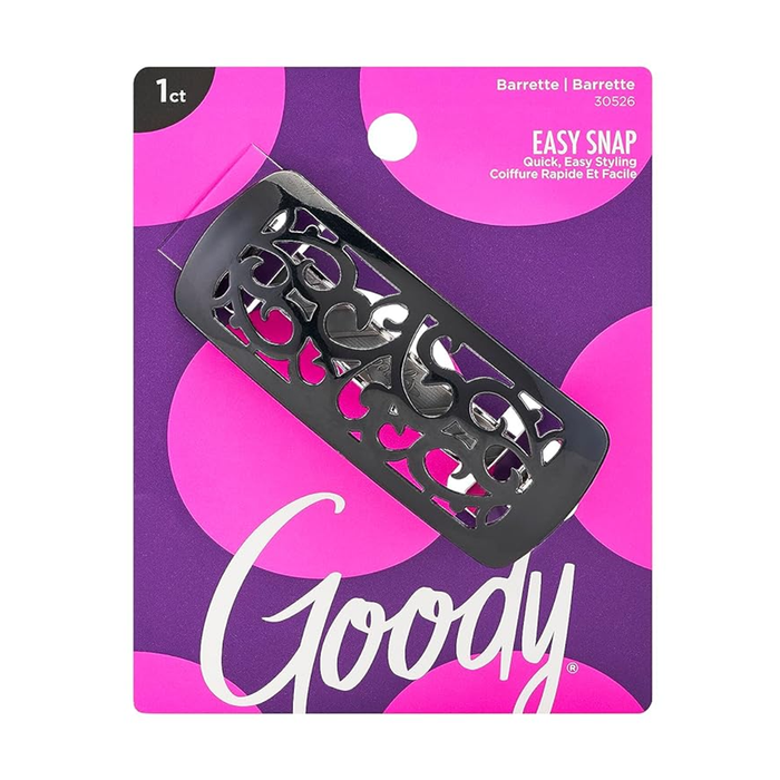 Goody Slideproof Autoclasp Carved Hair Barrette by Pasteur Pharmacy
