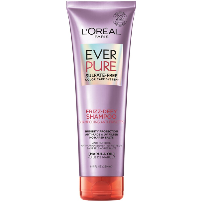 L'Oreal Ever Pure Shampoo, Sulfate Free, Frizz Defy, Marula Oil 8.5 Fl Oz by Pasteur Pharmacy