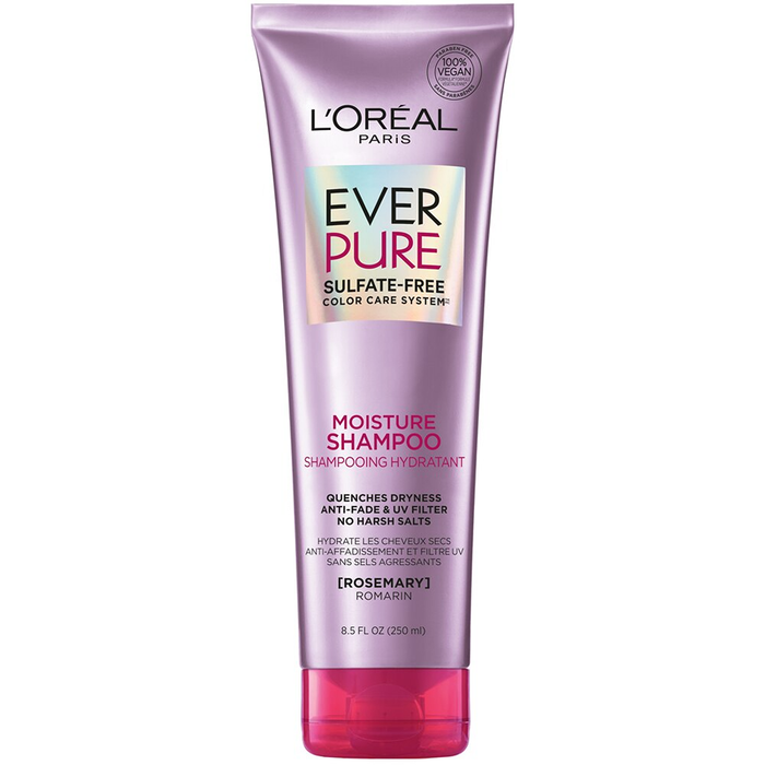 EverPure L'Oreal Paris Moisture Sulfate Free Shampoo For Color-Treated Hair, Rosemary, 8.5 Fl; Oz (Packaging May Vary) by Pasteur Pharmacy
