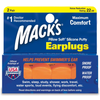 Mack's Pillow Soft Ear Plugs, Hot Orange - 2 Pair