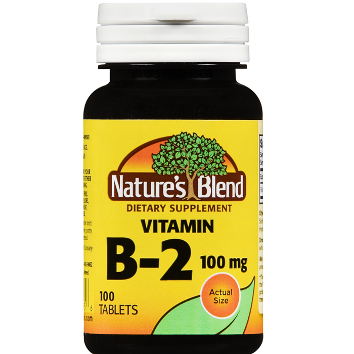 Nature's Blend S Vitamin B-2 Tablets 100 Mg by Pasteur Pharmacy