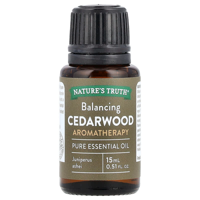 Nature's Truth Essential Oil, Pure, Cedarwood, Balancing 0.51 Fl Oz by Pasteur Pharmacy