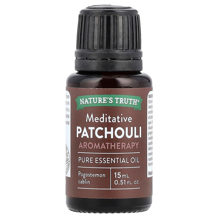 Nature's Truth Essential Oil, Pure, Aromatherapy, Patchouli, Meditative 0.51 Fl Oz by Pasteur Pharmacy