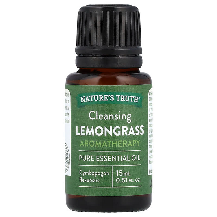 Nature's Truth Cleansing Lemongrass Pure Essential Oil 0.51 Fl Oz by Pasteur Pharmacy