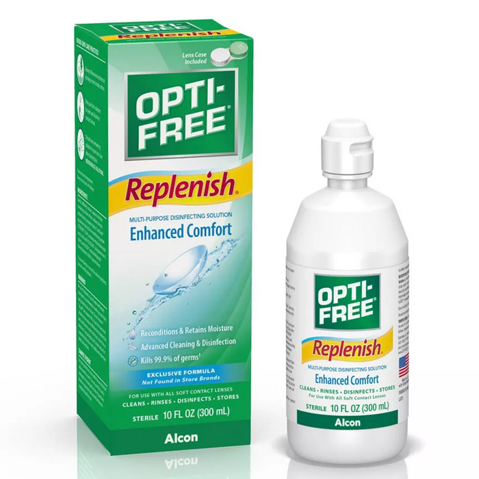 Opti-Free Replenish Multi-Purpose Disinfecting Solution (10 fl oz) by Pasteur Pharmacy