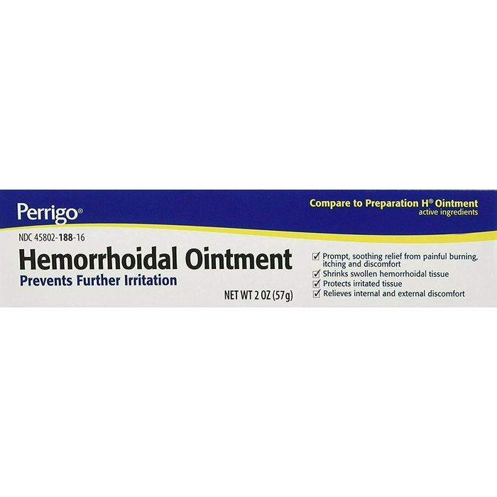Perrigo Hemorrhoidal Pain Relief Ointment 2 Oz by Pasteur Pharmacy