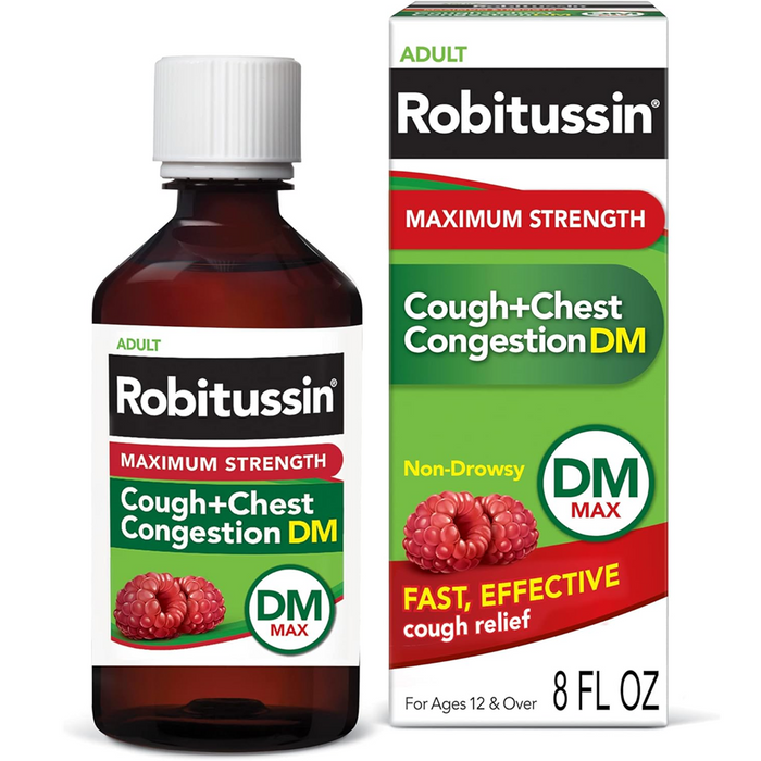 Robitussin Adult Cough & Chest DM Non Drowsy - 8 Fl Oz by Pasteur Pharmacy