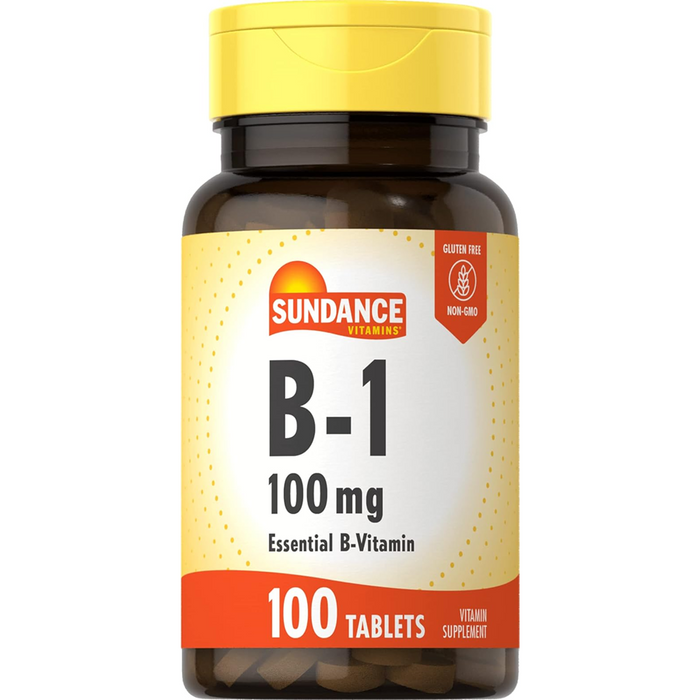 Sundance Vitamins B-1 100 Mg Energy Metabolism Tablets by Pasteur Pharmacy