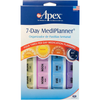 Apex 7-Day MediPlanner Pill Organizer, 4 Times a Day (Morning, Noon, Eve, Bed)
