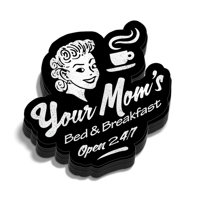 Your Mom Hard Hat Decal by Armed American Supply