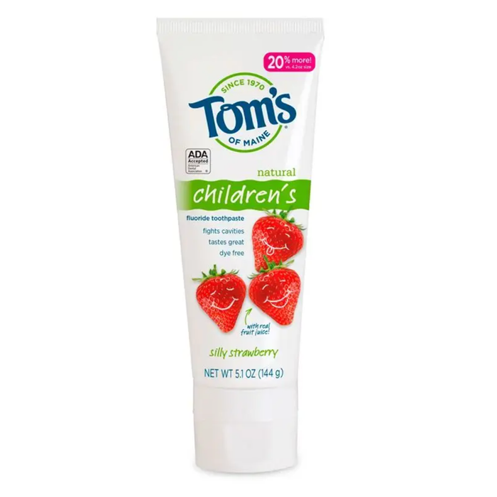 Tom's of Maine Silly Strawberry Fluoride Natural Kids Toothpaste by Pasteur Pharmacy