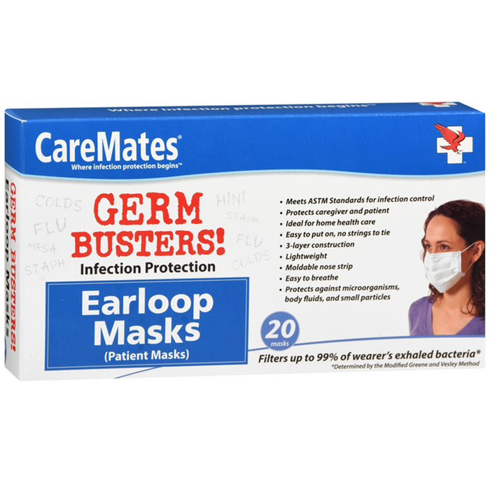 CareMates Masks Earloop 20ct by Pasteur Pharmacy