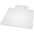 ES Robbins Natural Origins Chair Mat with Lip For Hard Floors, 45 x 53, Clear