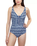 Profile by Gottex Ruched Tummy-Control One-Piece Swimsuit, Size 10 by Vanessa Jane