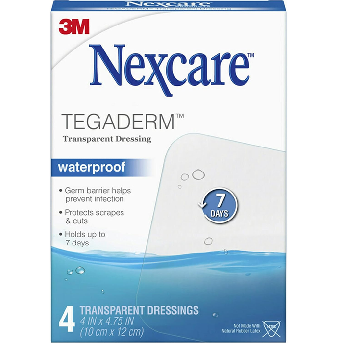 Nexcare Tegaderm Transparent Dressing Waterproof 4in X 4.75 In by Pasteur Pharmacy