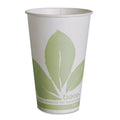 SOLO Bare Eco-Forward Treated Paper Cold Cups, 12 oz, Green/White, 100/Sleeve, 20 Sleeves/Carton