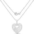0.52 Carat Genuine White Diamond .925 Sterling Silver Pendant by Bids.com
