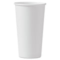 Dart Polycoated Hot Paper Cups, 20 oz, White, 600/Carton