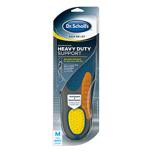 Dr. Scholl's Pain Relief Orthotics Heavy Duty Insoles For Men, Size 8-14, 1 Pair by Pasteur Pharmacy