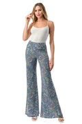 Payton Paisley Plazzo Pants - Multi by Boutique 23
