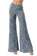 Payton Paisley Plazzo Pants - Multi by Boutique 23