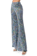 Payton Paisley Plazzo Pants - Multi by Boutique 23