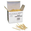 Creativity Street Flat Wood Toothpicks, Natural, 2,500/Pack
