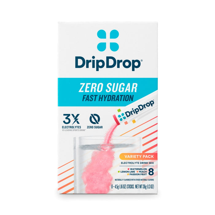 DripDrop Hydration Powder Zero Sugar Variety 8Ct by Pasteur Pharmacy