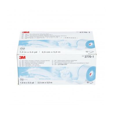 3M Micropore S Silicone Medical Tape 1 Inch X 5-1/2 Yard Blue, 1 Roll by Pasteur Pharmacy