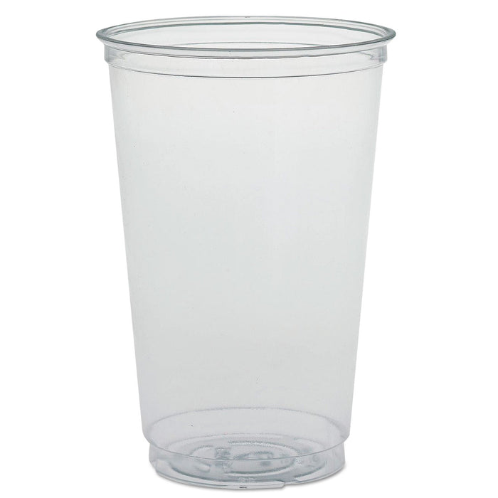 Dart Ultra Clear PETE Cold Cups, 20 oz, Clear, 50/Sleeve, 20 Sleeves/Carton