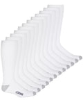 Club Room Mens Over the Calf Socks – 12-Pack, White, Size 7–12 by Vanessa Jane