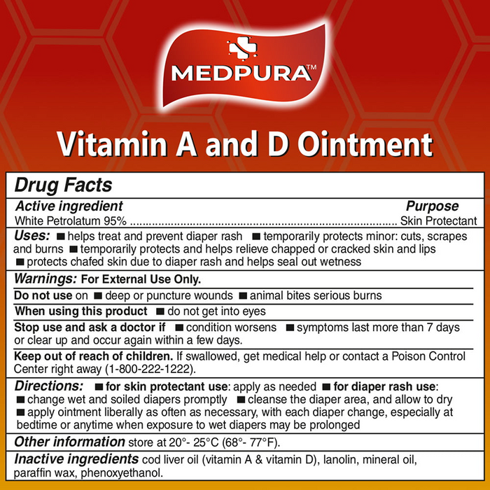 Medpura Oi 95% 113Gm Vita A&D by Pasteur Pharmacy