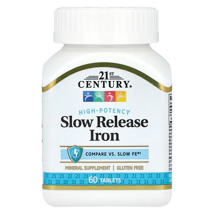 21st Century Iron 45Mg Slow Release,Tablets 60Ct by Pasteur Pharmacy