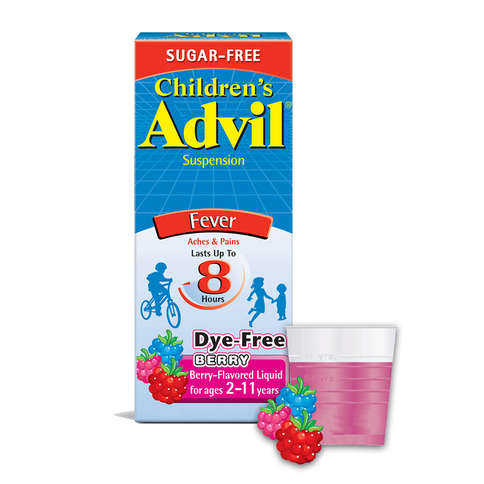 Advil® Children's Sugar-Free Berry – 100 mg per 5 mL Ibuprofen (4 fl oz) by Pasteur Pharmacy