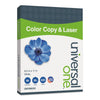 Universal Deluxe Color Copy and Laser Paper, 98 Bright, 28 lb Bond Weight, 8.5 x 11, White, 500/Ream