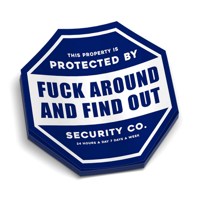 FAFO Security Decal by Armed American Supply