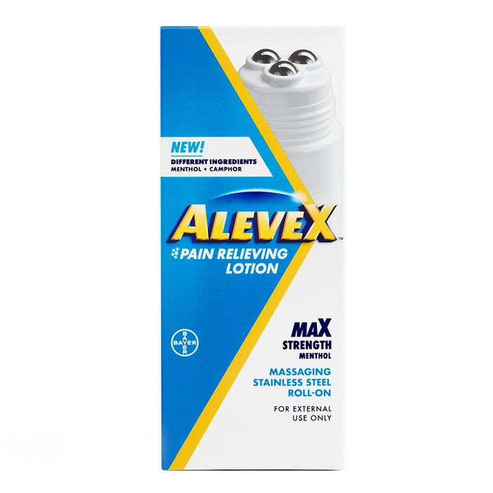 Aleve X Maximum Strength Pain Relieving Lotion, 2.5 oz - Targeted Muscle & Joint Relief by Pasteur Pharmacy