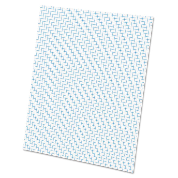 Ampad Quadrille Pads, Quadrille Rule (5 sq/in), 50 White (Heavyweight 20 lb Bond) 8.5 x 11 Sheets