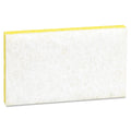 Scotch-Brite Light-Duty Scrubbing Sponge, #63, 3.6 x 6.1, 0.7" Thick, Yellow/White, 20/Carton