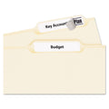 Avery Permanent TrueBlock File Folder Labels with Sure Feed Technology, 0.66 x 3.44, White, 30/Sheet, 60 Sheets/Box
