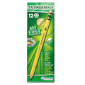 Ticonderoga My First Woodcase Pencil with Eraser, HB (#2), Black Lead, Yellow Barrel, Dozen