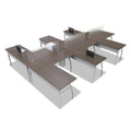 Linea Italia Trento Line Dividing Panel, Polycarbonate, 47.13w x 1.75d x 15.5h, Translucent