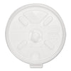 Dart Lift n' Lock Plastic Hot Cup Lids, With Straw Slot, Fits 10 oz to 14 oz Cups, Translucent, 100/Sleeve, 10 Sleeves/Carton