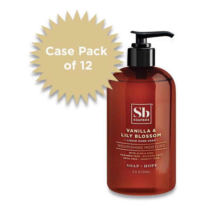 Soapbox Liquid Vanilla & Lily Blossom Hand Soap 12 Fl Oz by Pasteur Pharmacy
