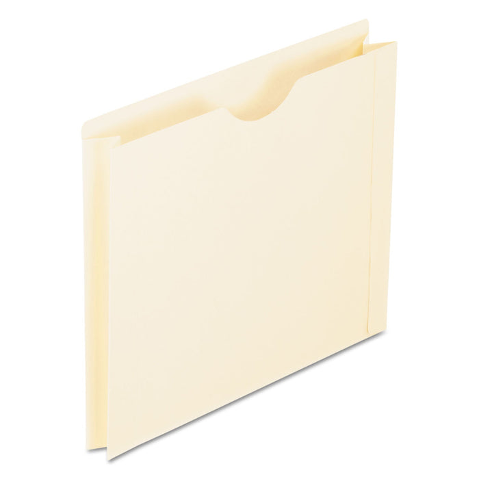 Pendaflex Manila Reinforced File Jackets, 2-Ply Straight Tab, Letter Size, Manila, 50/Box