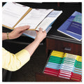 Smead 6-Section Pressboard Top Tab Pocket-Style Classification Folders with SafeSHIELD Fasteners, 2 Dividers, Letter, Yellow, 10/BX