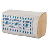 GEN Single-Fold Paper Towels, 1-Ply, 9 x 9.25, Kraft, 334/Pack, 12 Packs/Carton