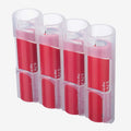 18650 Battery Caddy (Clear) by Storacell