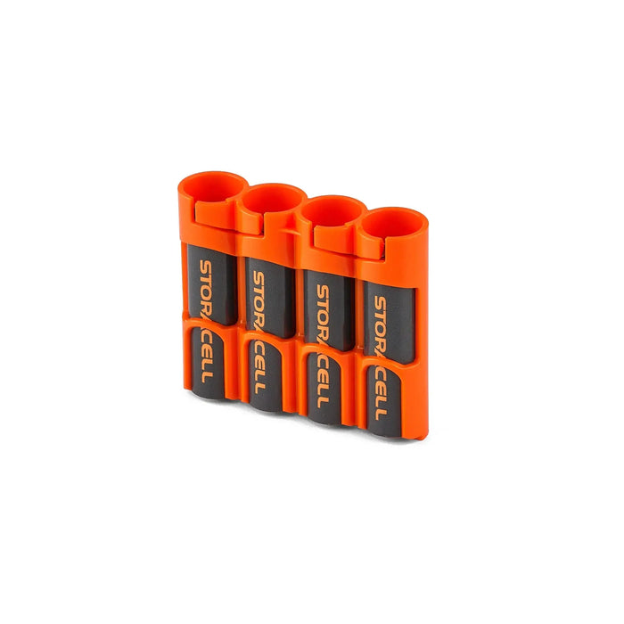 18650 Battery Caddy (Orange) by Storacell