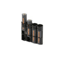18650 Battery Caddy (Tuxedo Black) by Storacell